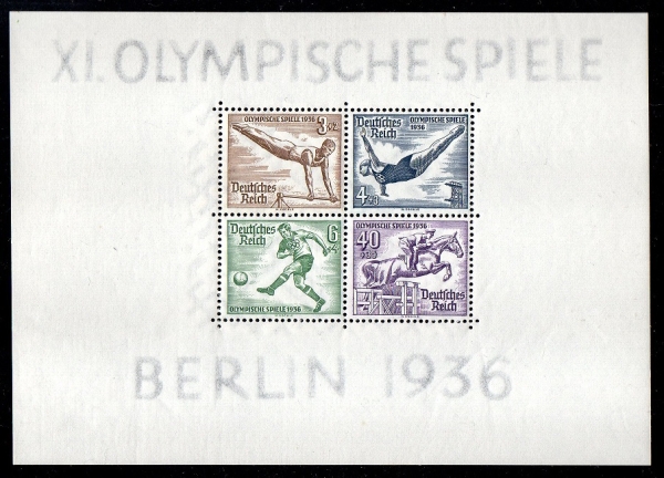 Michel Nr. 624 - 627 postfrisch (Block 5 X) Olympische Spiele geprüft Schlegel, BPP.